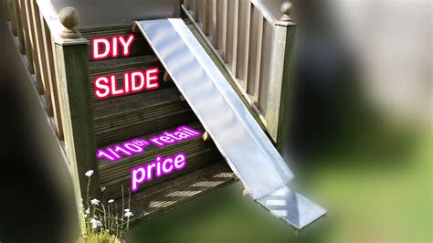 sheet metal slide diy|how to make a slide.